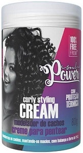 curly styling cream soul power melhores marcas de hidratantes para cabelos cacheados